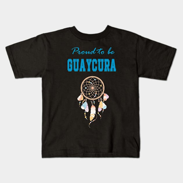 Native American Guaycura Dreamcatcher 50 Kids T-Shirt by Jeremy Allan Robinson